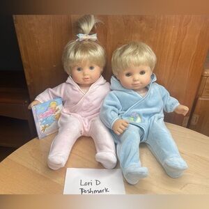 Bitty Twins American Girl Twins Moon and Stars sleepers 2003